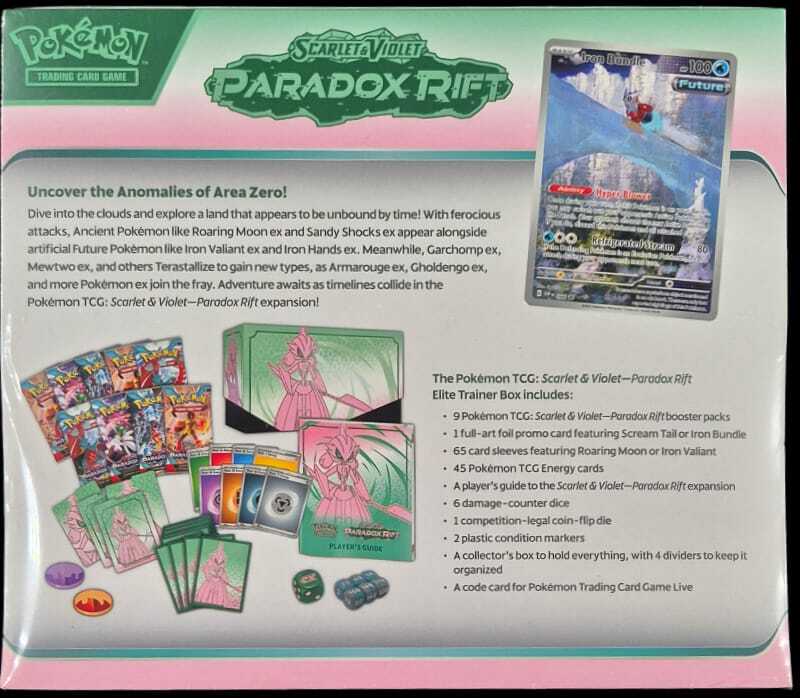 Pokémon Scarlet & Violet Paradox Rift Elite Trainer Box - Iron Valiant