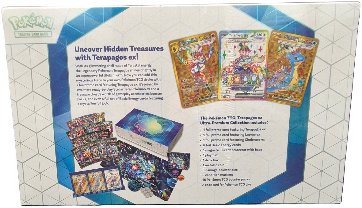 Pokémon TCG: Terapagos EX Ultra Premium Collection