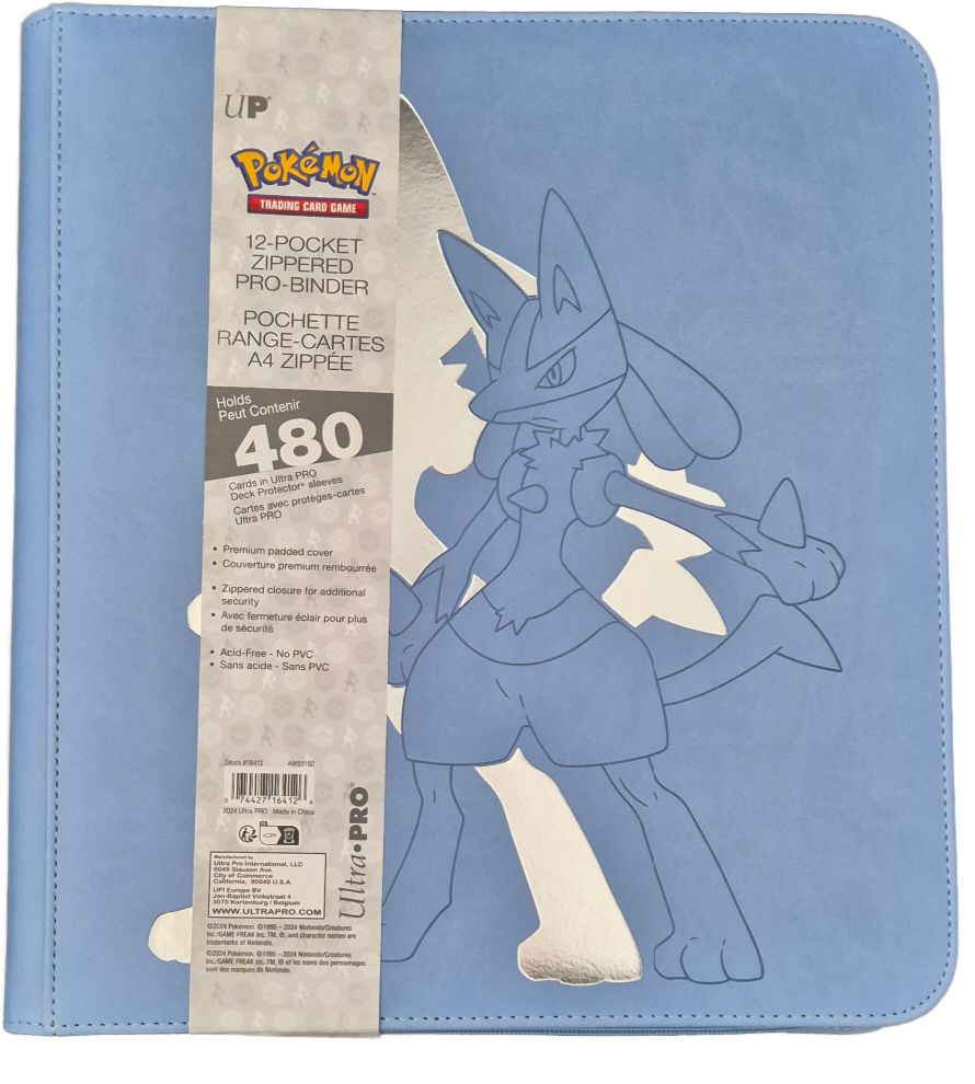Ultra PRO 12-pocket Zippered Probinder Pokémon Lucario