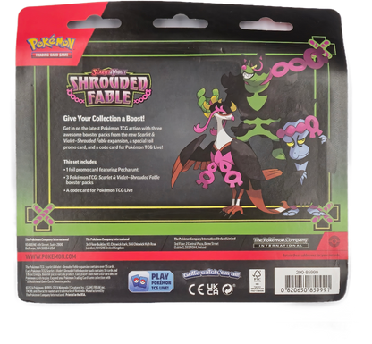Pokémon Scarlet & Violet Shrouded Fable 3-Pack Blister