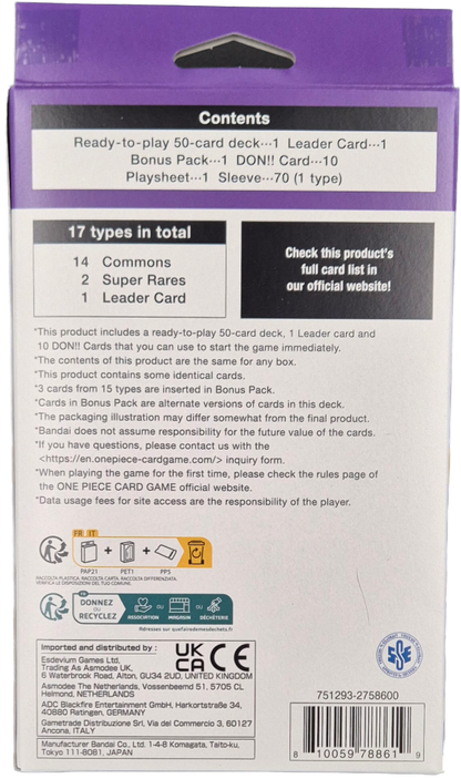 One Piece Starter Deck Ex Gear 5