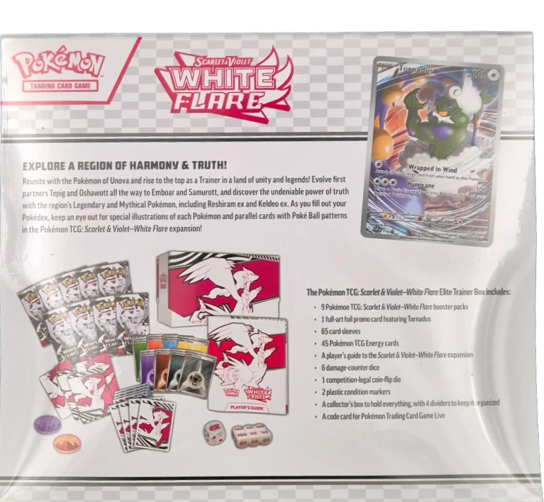 Pokémon Scarlet & Violet White Flare Elite Trainer Box SV10.5