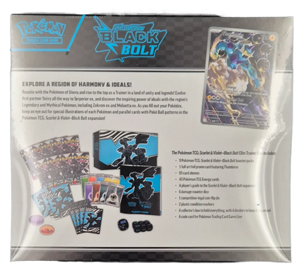 Pokémon Scarlet & Violet Black Bolt Elite Trainer Box SV10.5