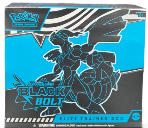 Pokémon Scarlet & Violet Black Bolt Elite Trainer Box SV10.5