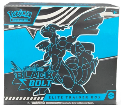 Pokémon Scarlet & Violet Black Bolt Elite Trainer Box SV10.5