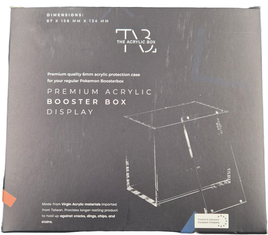 The Acrylic Box - Premium Acrylic Case Pokémon Booster Box