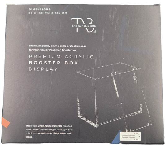 The Acrylic Box - Premium Acrylic Case Pokémon Booster Box