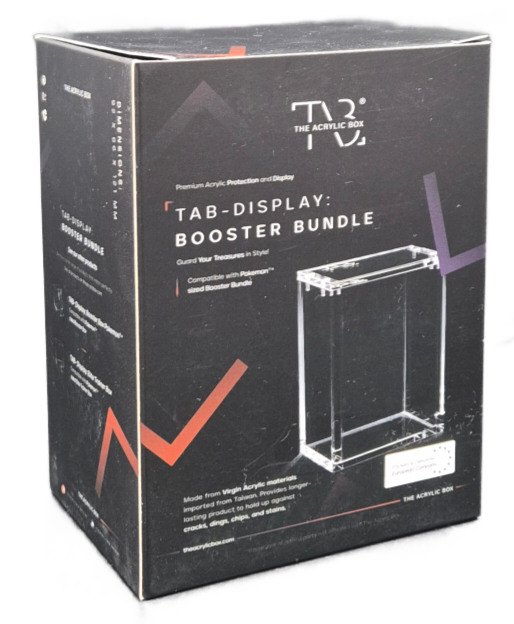The Acrylic Box - Premium Acrylic Case Pokémon Booster Bundle