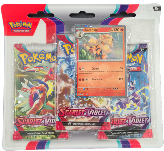 Pokémon Scarlet & Violet 3 Booster Blister Arcanine